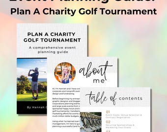 Ebook: How to Plan a Charity Golf Tournament, Nonprofit Event Planning Guide