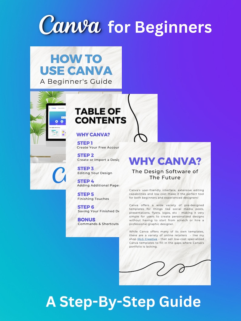 Ebook: A Beginner's Guide to Canva How to Use Canva - Etsy