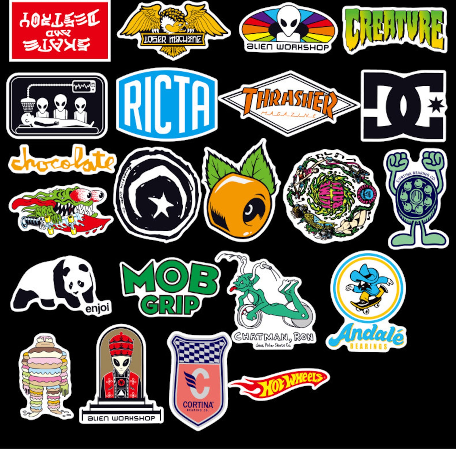 Cartoons Logos Quotes Brands Symbols Stickers lot of Stickers Etsy