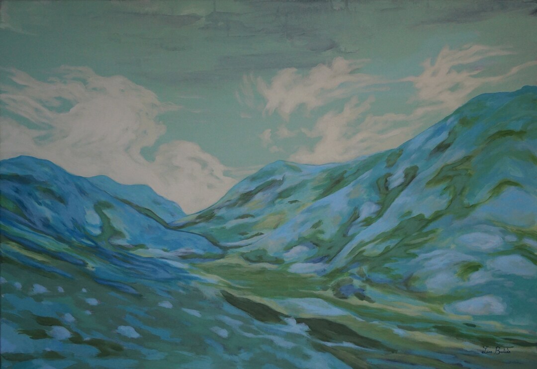 Large Format Landscape Painting the Pozzi of Etsy