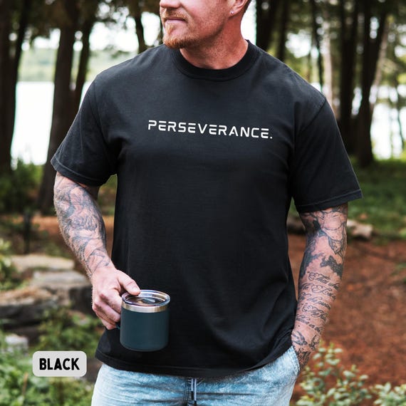 Perseverance Unisex T-shirt, Comfort Colors Entrepreneur Tee, Motivational Gift, Inspirational Shirt, Vintage Style Apparel - Unisex