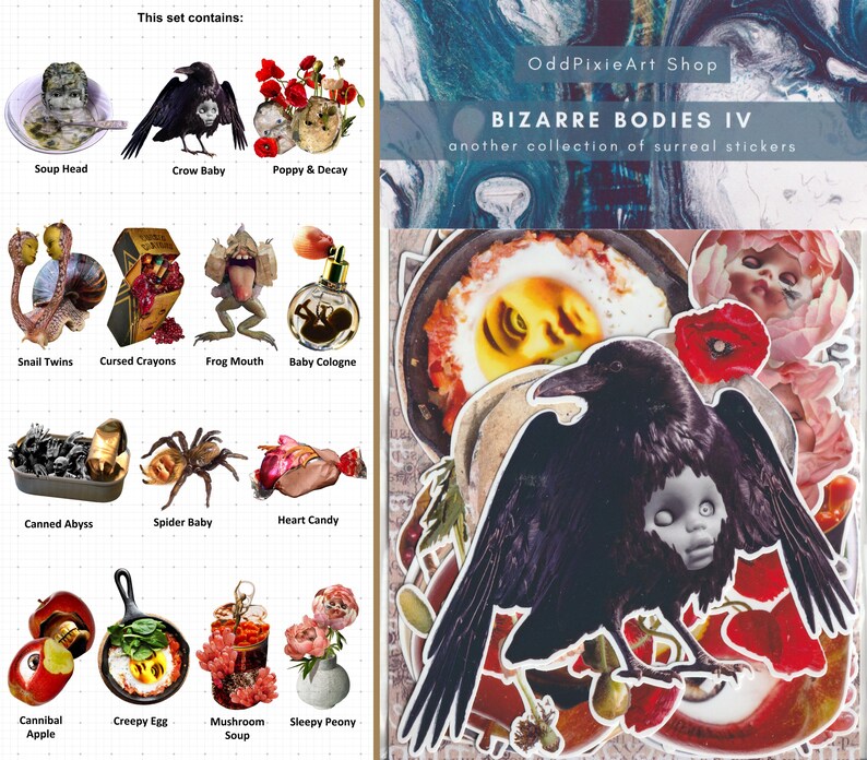 Weird Dollybug Stickers Vinyl (horror, Weird, Dollybugs) Ladybug Animal ...