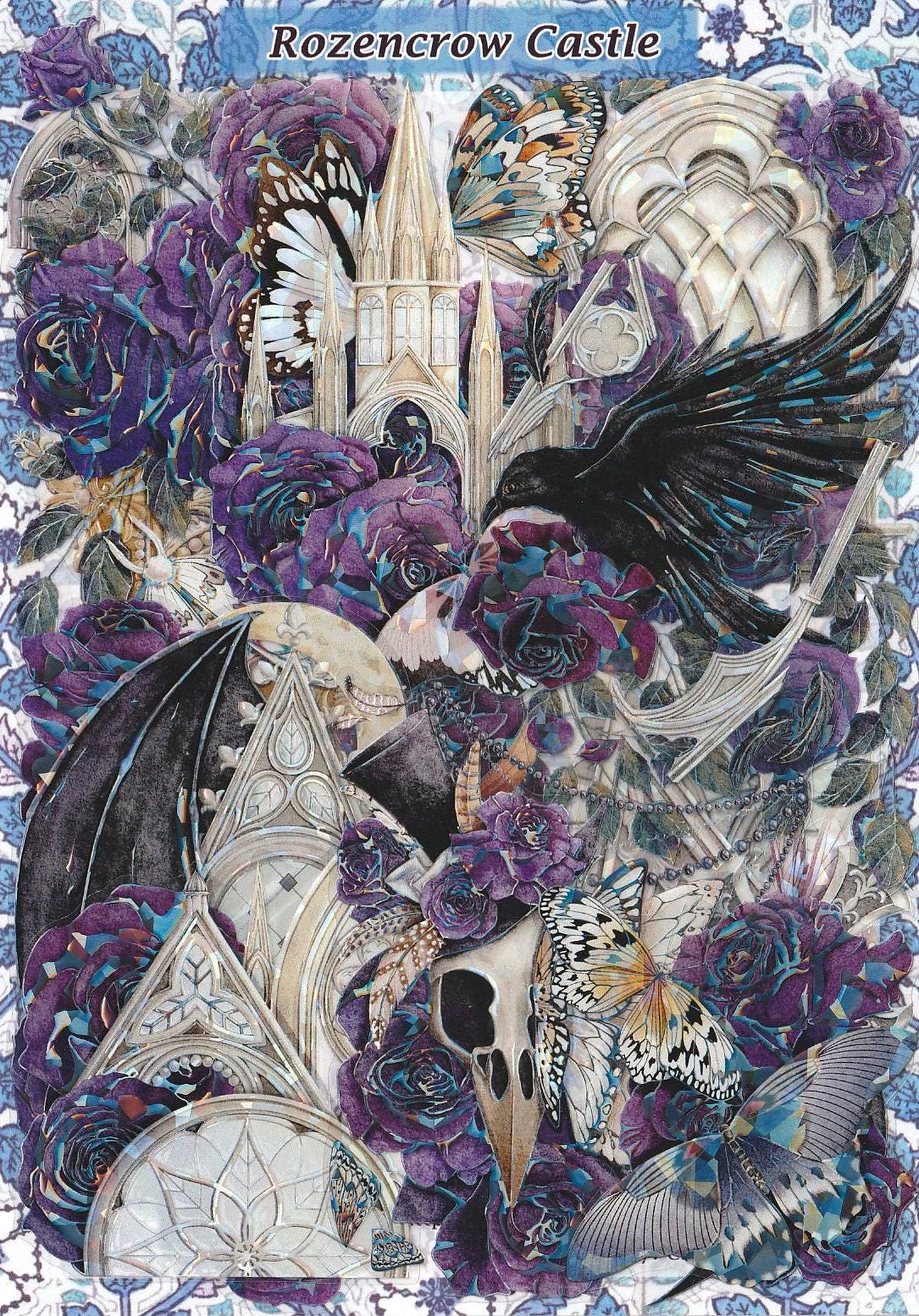 Citadel Devil Fallen Angel Citadel Stickers Crystal Iridescent Detail Die-cut DIY ...
