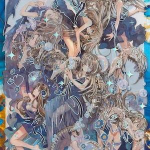Sirens Sticker Dark Sirens Stickers Iridescent Die-cut Detail DIY Decal Deco Scrapbook ...