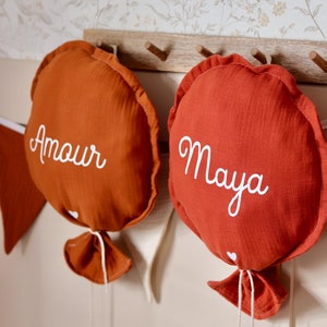 Decorative fabric balloon / Birth gift / Baby room decoration