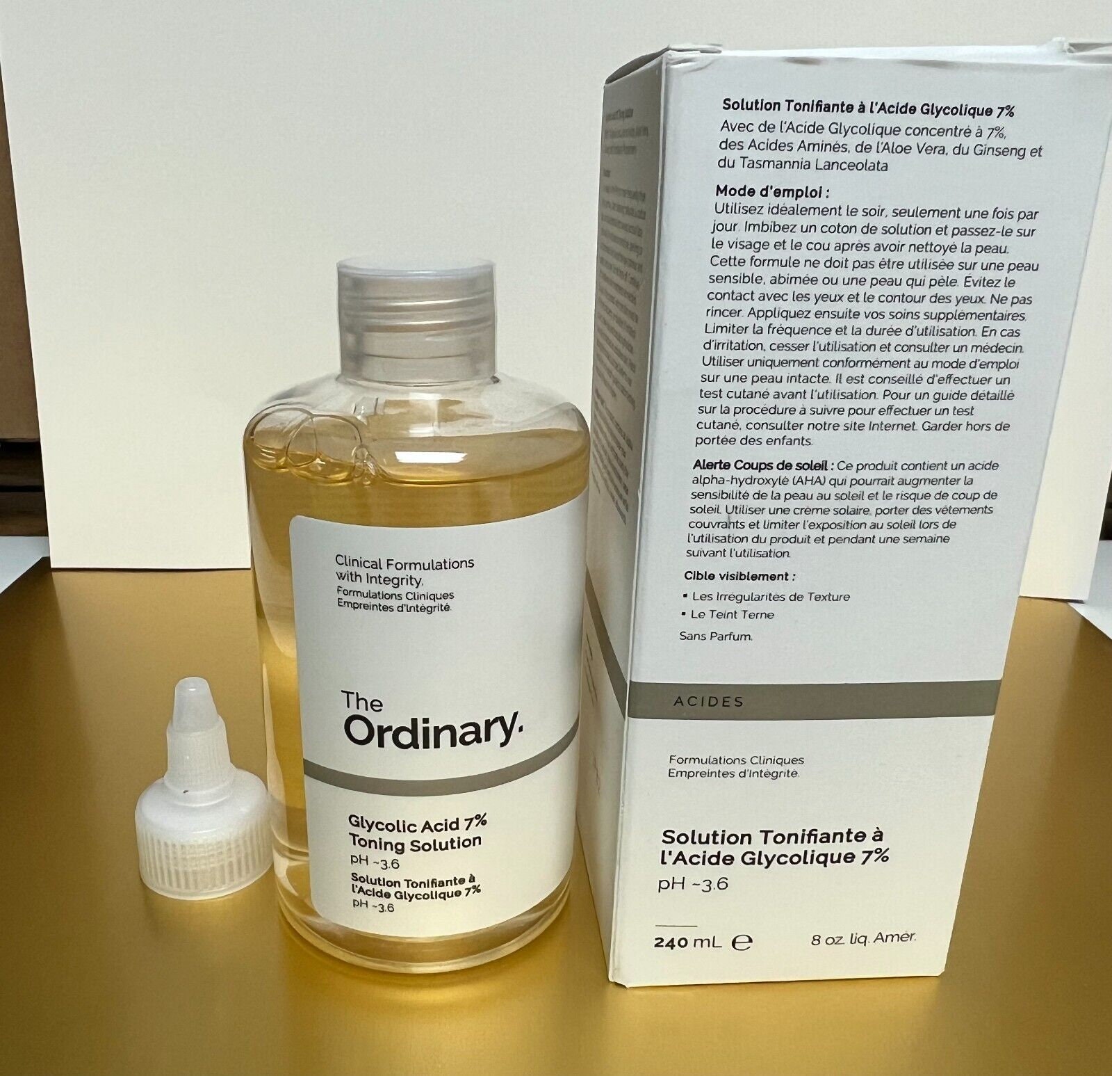 THE ORDINARY Glycolic Acid 7 Toning Solution 240ml Etsy