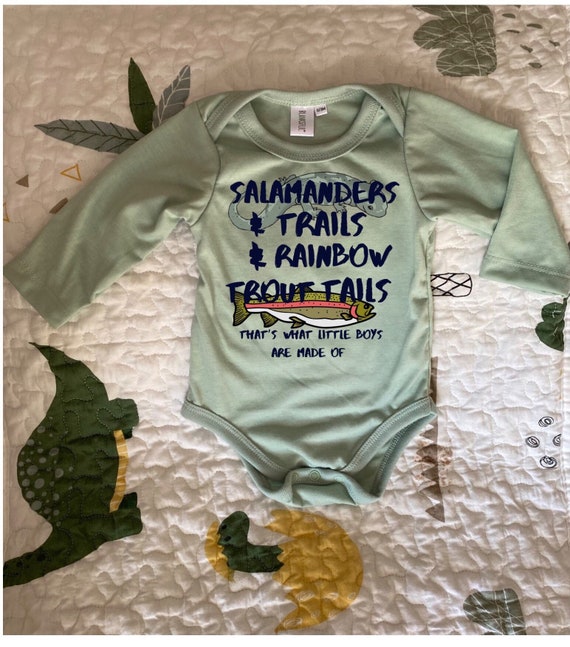 Shirt for Baby Boy Mountain Tshirt Salamander Mountains Baby