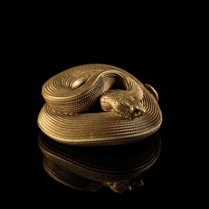 Brass Viper Bottle Opener. Reptile Lovers Gift. Venomous Snake Decor. Snake Lovers Gift. Gift For Her/Him. Handmade Gift. image 5