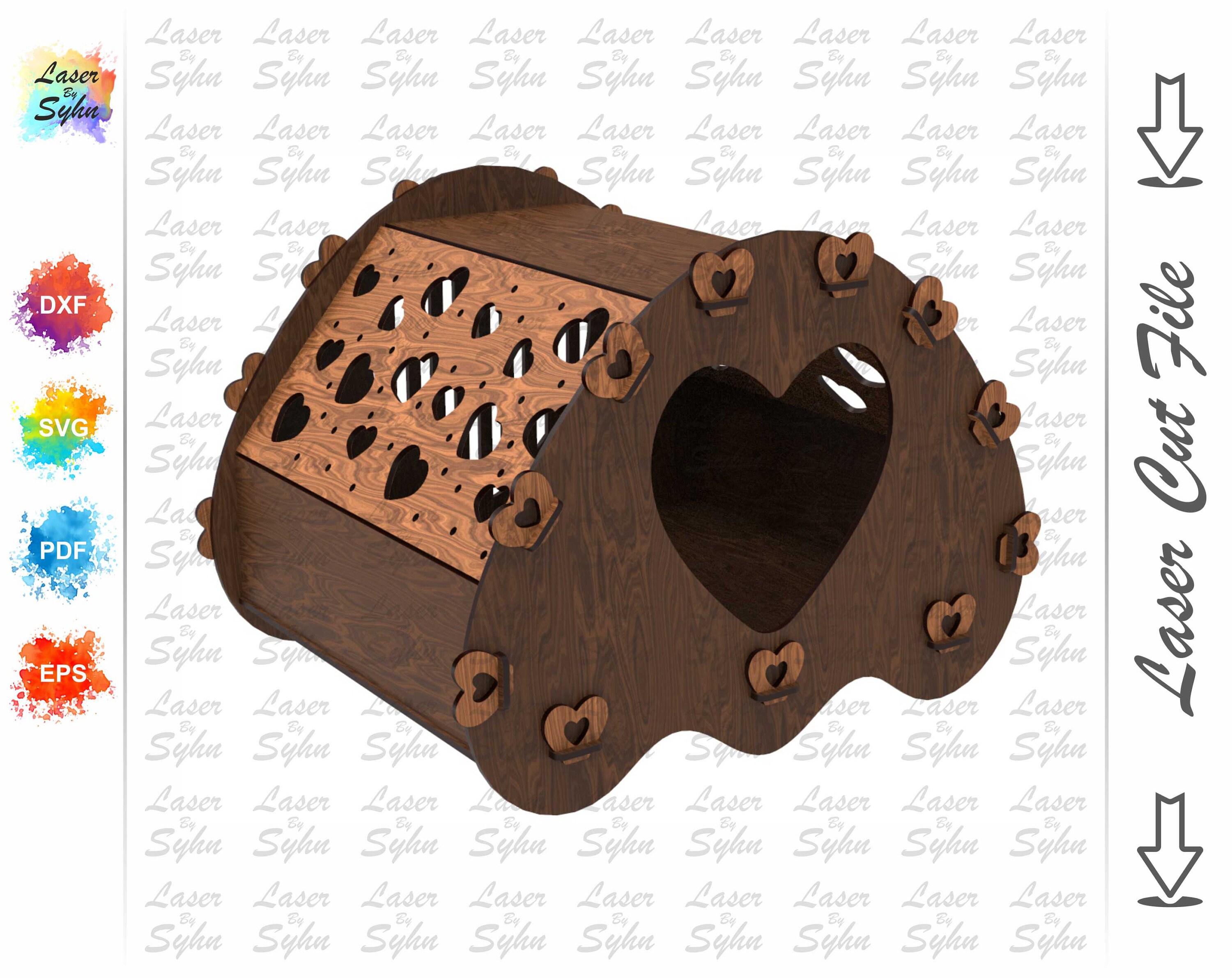 Laser Cut Cat House DXF Cat House Laser Cut Files SVG Etsy Australia