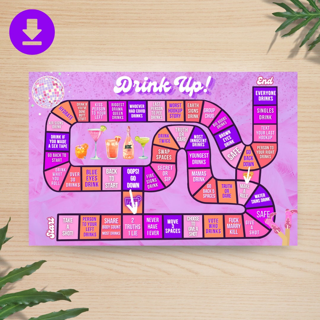 Party Drinking Game, Bachelorette Party Game, Hen Party Game, Download