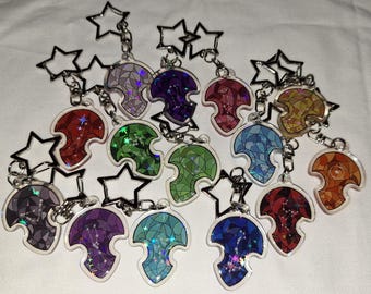 Star Holographic XIV Ascian Stones-sleutelhangers (NIEUW!)