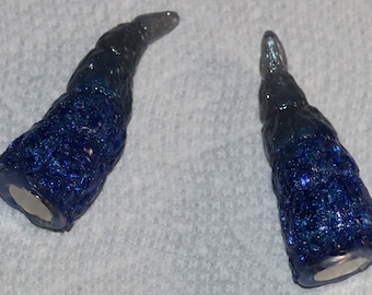Blue Mystique Horns (Glow-in-the-Dark)