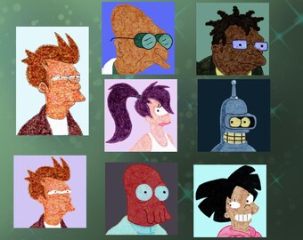 Impresiones de retratos de Footurama (¡NUEVO!)