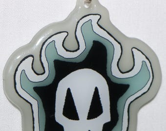 Llavero con icono de Shinigami que brilla en la oscuridad (¡NUEVO!)
