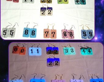 Pendientes Espada que brillan en la oscuridad