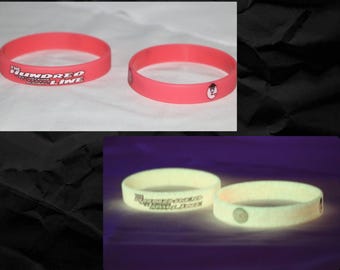 Glow-in-the-Dark Hundr3d L1ne Silicone Bracelet (NEW!)