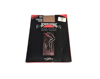 Vintage Energizers Pantyhose: Sheer Support, Size B Blush Poudre, Sealed