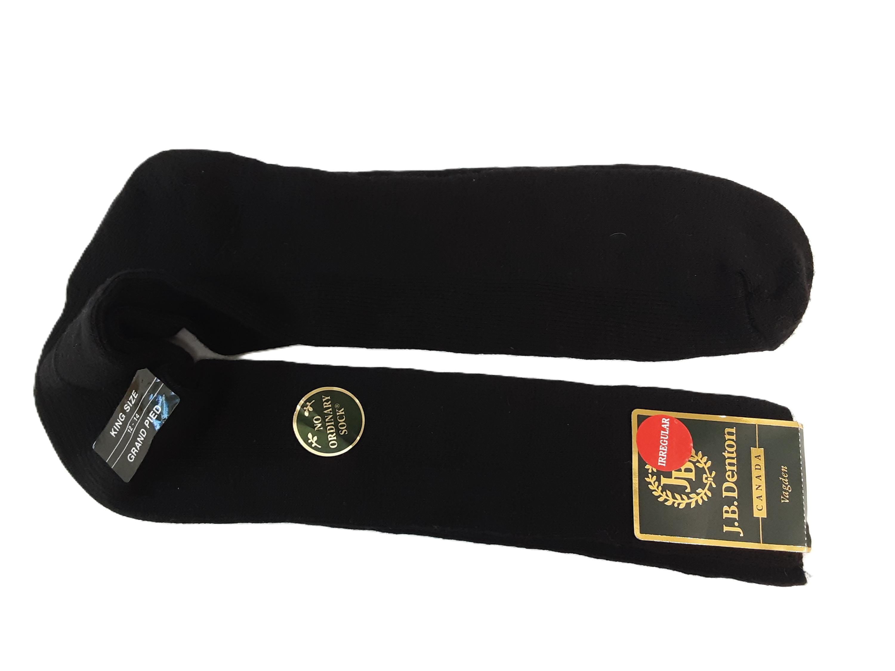 Vintage Merino Wool Blend Socks: J.B. Denton Vagden, Size 12-14