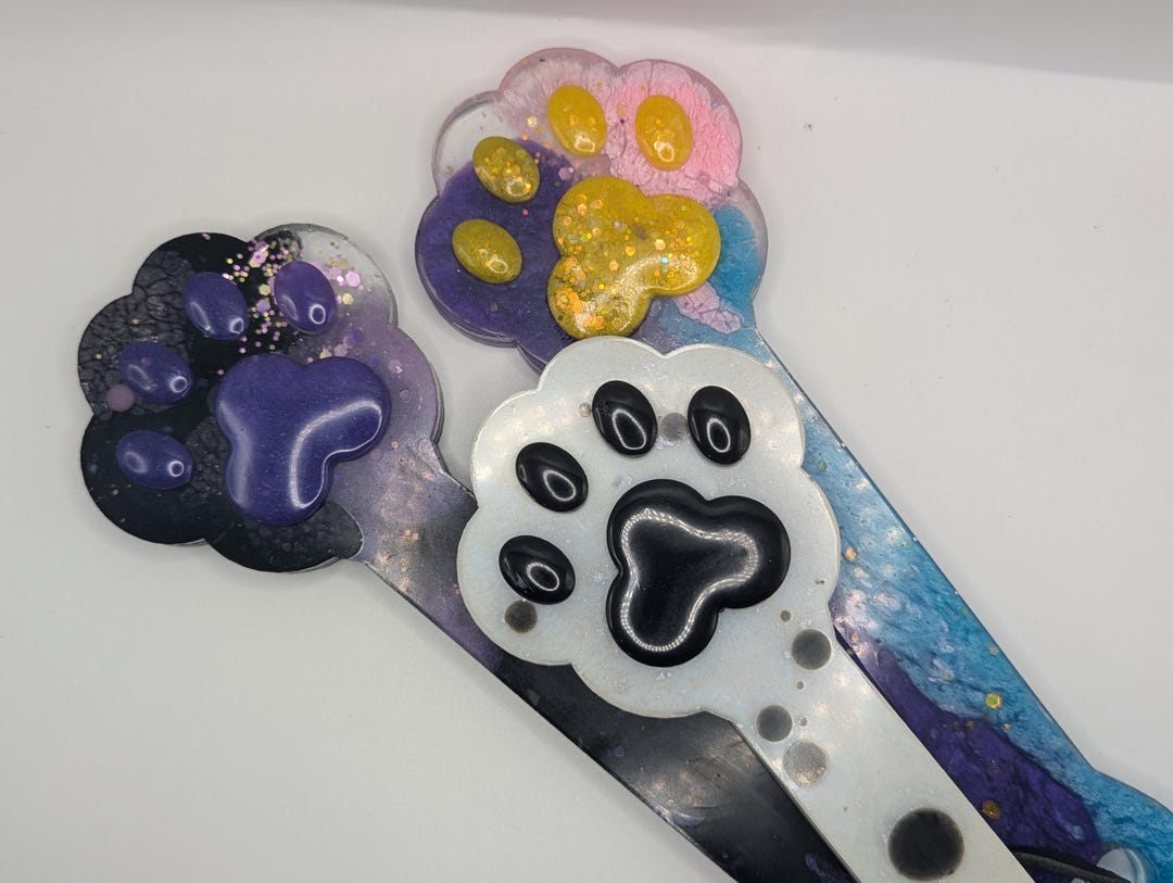 Cat Paddle Design Unique Handmade Paw Paddle (custom Designs Available) - Etsy
