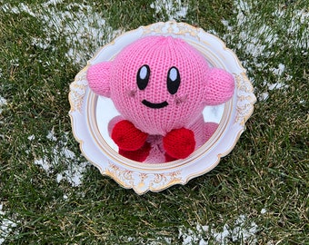 Peluche Kirby Rosa 26 Cm - Morbido Giocattolo Ufficiale Con Occhi Ricamati - Regalo Per Bambini E Fan Nintendo
