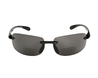 Leichte Sport Wrap polarisierte Bifokal-Lesebrille für Herren und Damen