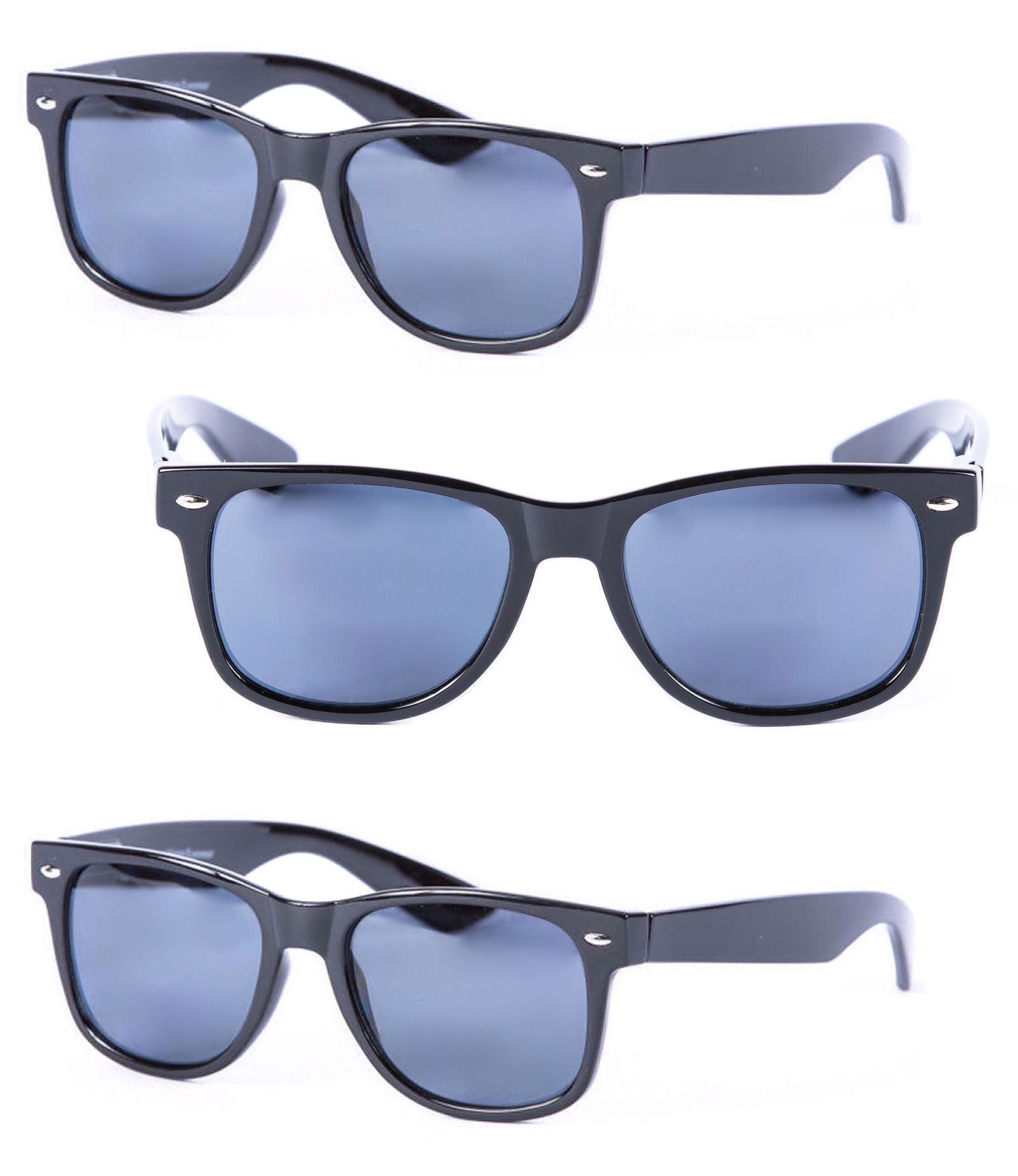 3 Pair of Full Lens Reading Sunglasses for Men and Women, Outdoor Sun ...