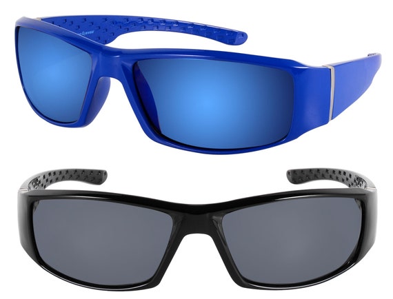 2 Pair of the Diesel Lightweight Extra Large Polarized Sunglasses for Men  With Wide Heads 