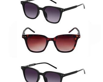 Damesmode leeszonnebril met verende scharnieren "The Modish" – volledige lens, geen bifocaal, uv-bescherming, stijlvol en comfortabel (verpakking van 3)