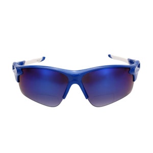 Gepolariseerde "The Athlete" lichtgewicht precisie lichtgewicht sport wrap bifocale leeszonnebril