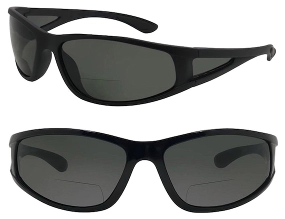 The Roster Bifocal Reading Sunglasses – Sporty Wrap-Around Style For Men & Women (UV Protection + Magnified Lenses) - View #4