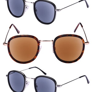 3 Pair of “The Esteemed” Round Frame Full Lens Reading Sunglasses (no bifocal)
