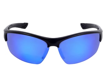 Polarized “The Skillful” Semi Rimless Sport Wrap Lightweight Bifocal Sunglasses for Men and Women