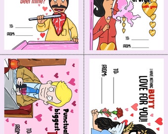 Bob's Burgers Valentine's Day Cards - Etsy