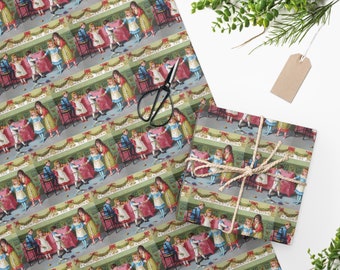 Victorian Christmas Cracker Wrapping Paper