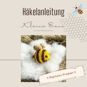 Crochet pattern animal bee amigurumi small