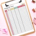 Monthly Bill Tracker 8.5 X 11 Monthly Bill Tracker With Categories ...