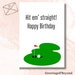 Golf Happy Birthday Card L Digital Download L 5x7 L Printable Blank ...