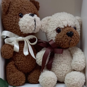 Twin Teddy Toys.Twins baby gift set,twin mom gifts,twins baby shower,twin boy,twin girl and boy,twin girl
