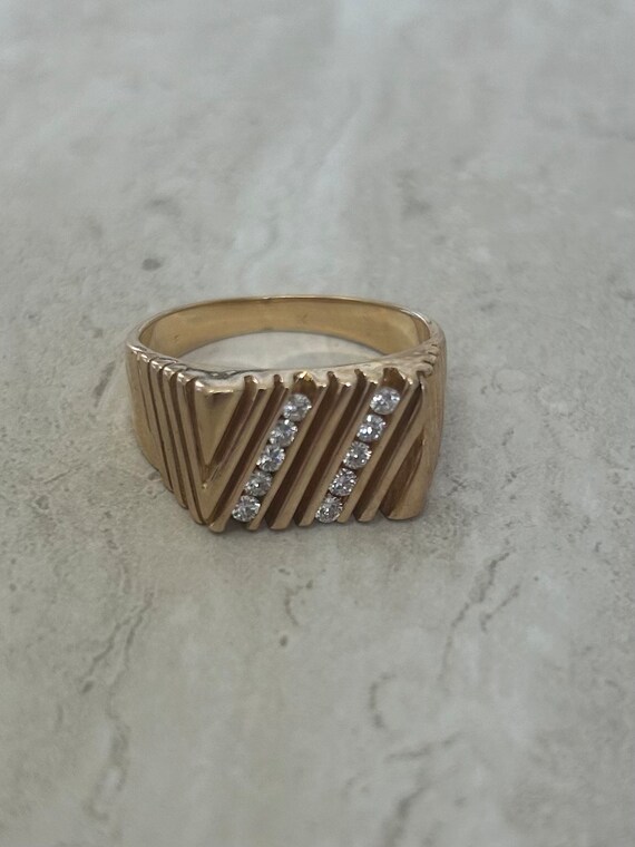 14kt Yellow Gold .50 CT Diamond Ring