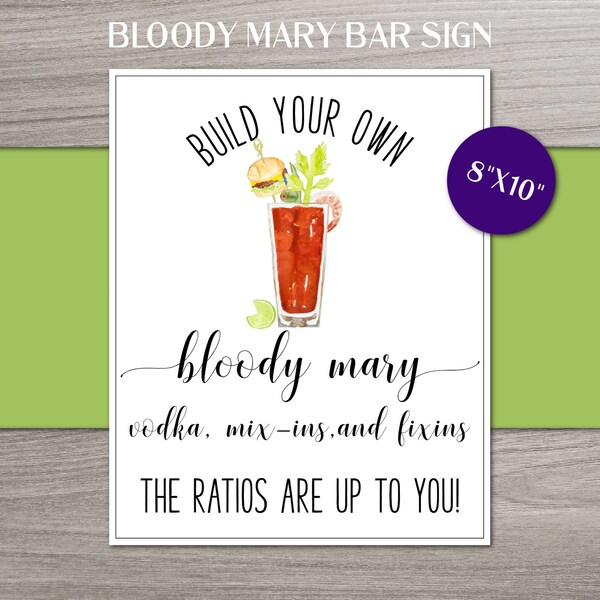 Bloody Mary Bar - Etsy