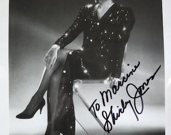 2-Shirley Jones Autographed Photo & Book, "An Unlikely Love Story"