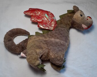 1998 Scorch the Dragon Beanie Baby, Misprint Errors, Retired 12/23/1999.