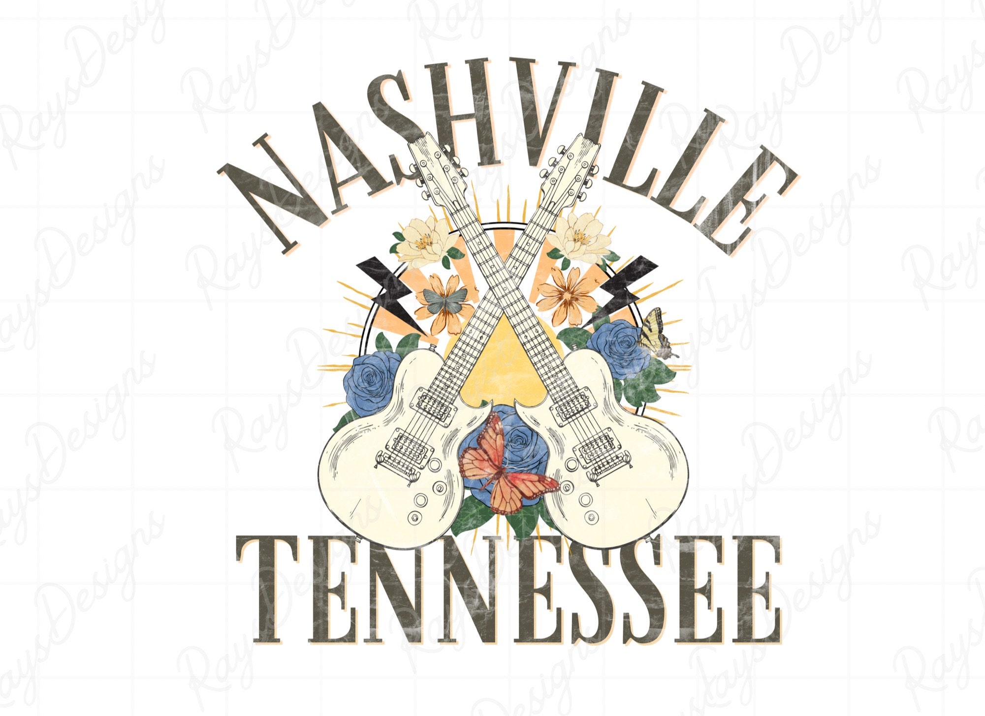 500 LEVEL Nashville Music City T-Shirt – Men's Graphic Tee, Soft Cotton, Represent Your City