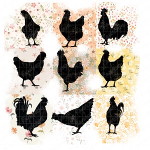 Chicken squares png, cute design for women, gifts for her, farm girl design, country tee