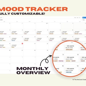 Notion Daily Agenda Template the Mccool Creative Aesthetic Notion
