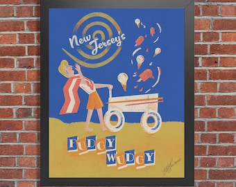 Jersey Shore Ice Cream Print | Fudgy Wudgy Man