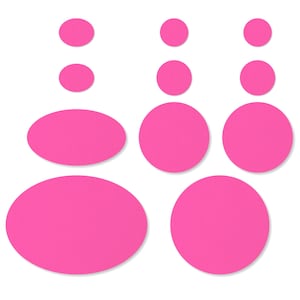 Pink Puffer Jacket Repair Patches: Self-Adhesive Rip-Stop Nylon (11 Pieces)