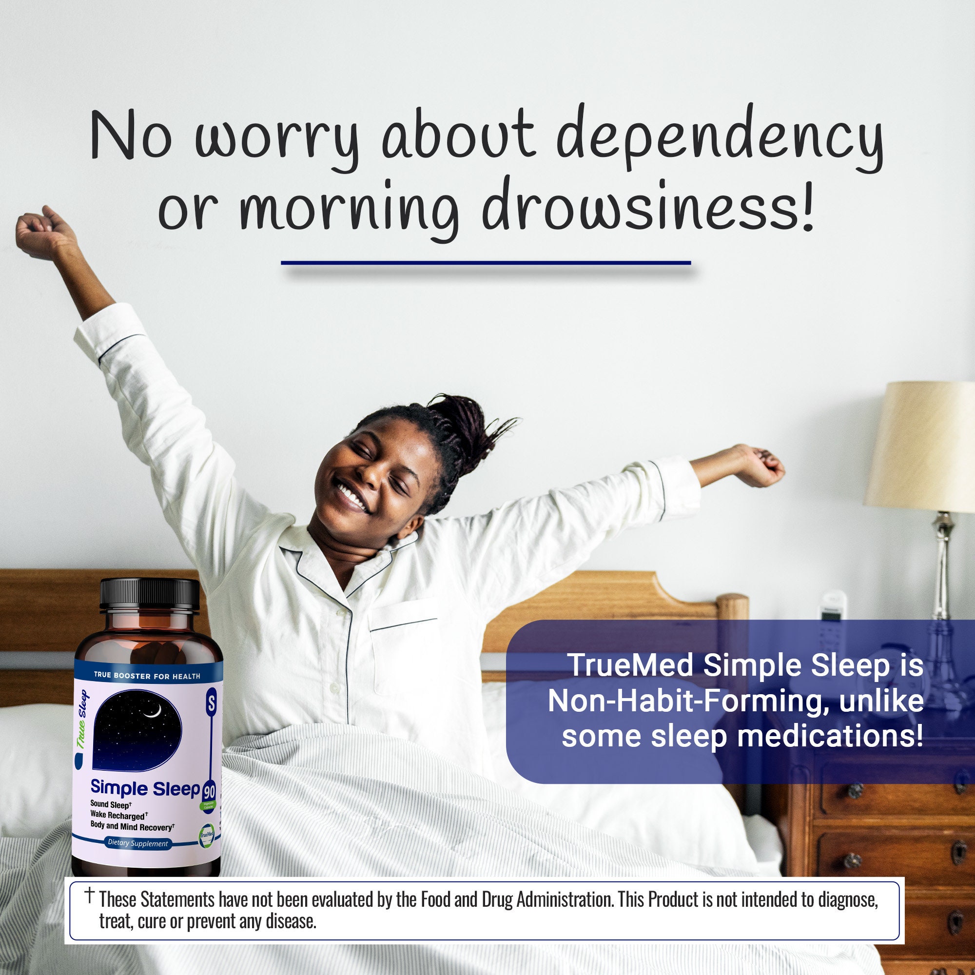 Truemed Simple Sleep Magnesium Glycinate Valerian Extract Gaba Etsy UK