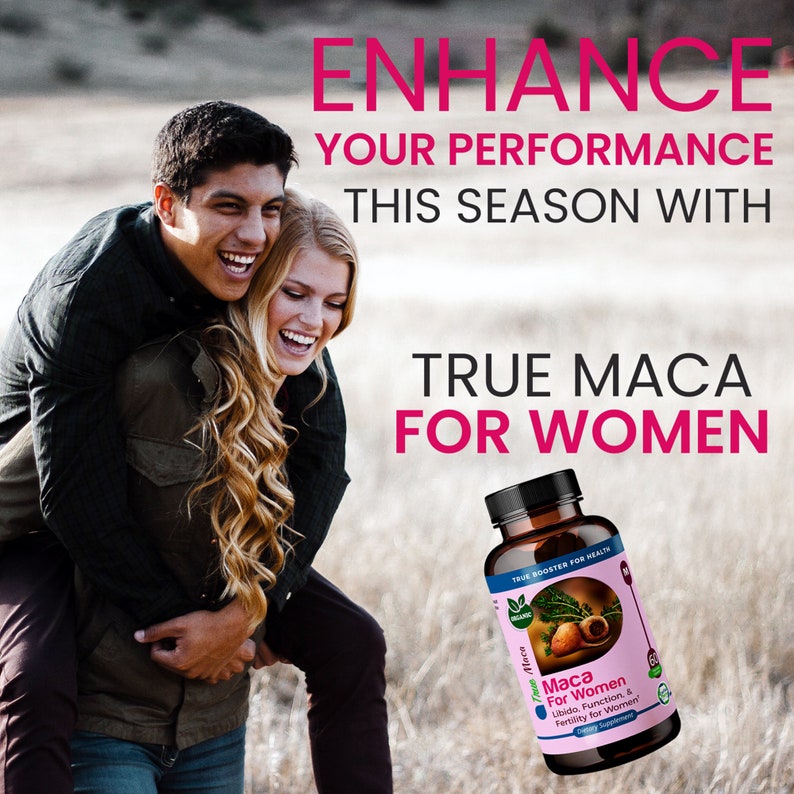 Truemed Maca for Women Libido Female Organic Gelatinized Maca Powder