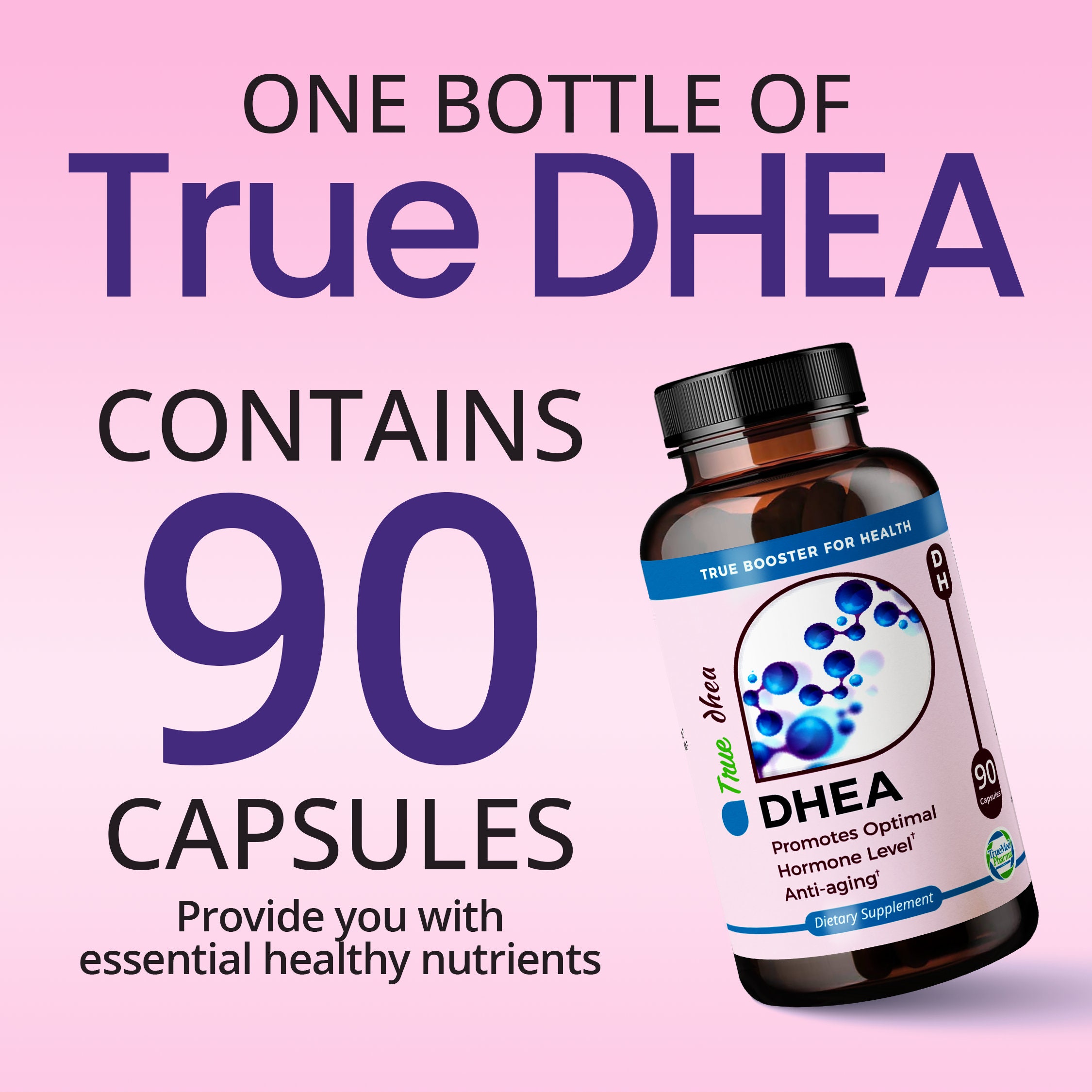 Truemed DHEA Promotes Optimal Hormone Level Antiaging Etsy
